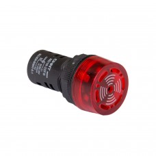 593399 Сигнализатор звуковой ND16-22FS ?22 мм красный LED АС220В (R) Chint