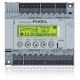 Pixel-2512-02-0 Segnetics Контроллер + HMI 122x32 пикс для вентиляции 6DI (NPN/PNP) 2RO (5A) 1DO (симмстор) 3AI (pt100) 2AI (NTC1k) 1AI (0-10В/4-20мА) 2AO (0-10В) 1RS485 Modbus RTU + внутр.шина