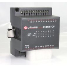 IO-DI8-TO8 Комбинированный модуль дискретного ввода/вывода 8DI, 8TO, 24VDC Unitronics